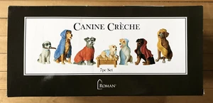 Canine Creche Dog Nativity Scene -7 Piece Set by Roman-Open Box-Unused - Picture 1 of 6
