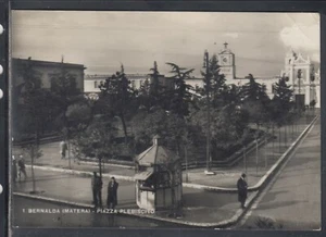 Cartolina Bernalda Matera Piazza Plebiscito ANIMATA SA89 - Picture 1 of 1