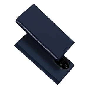 DUX DUCIS Skin Pro Imitación Cuero Billetera Estuche Abatible para Honor 200 Pro - Azul - Imagen 1 de 10