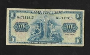10 Deutsche Mark Series 1949 Eiamaya - Picture 1 of 5