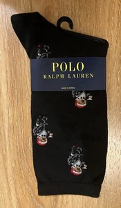POLO RALPH LAUREN X'mas Bear Socks*SOCK SIZE 9-11 FITS SHOE SIZE 4-10 1/2 MIK - Picture 1 of 2