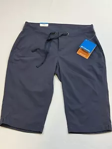 Columbia Omni-Shade Anytime Outdoor Long 13” Gray Shorts Women’s Size 4 NWT - Picture 1 of 5