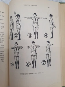 1929 Vintage Book Girl Scout Handbook 1920 Revised 1929 Edition Camp Fire Walk - Picture 1 of 17