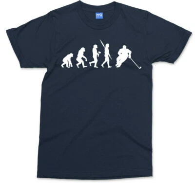 Ice Hockey Evolution T-shirt Funny Sports League Dad Brother Tee Gift for Him
