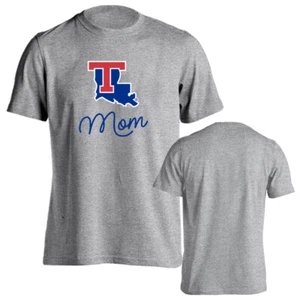 Louisiana Tech University Bulldogs Mom Tee Mother Parent Short Sleeve T-Shirt - Picture 1 of 19