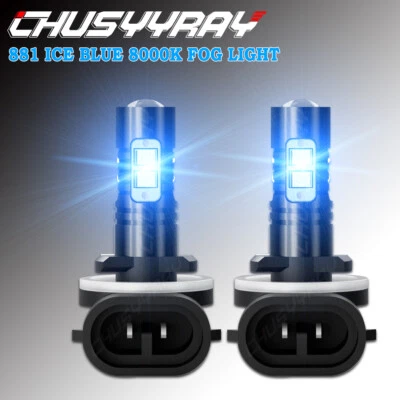 881 LED Fog Light Bulb 8000K DRL Driving Lamp For Oldsmobile Alero 1999-2004 - Image 1 of 4