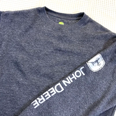 Sudadera John Deere Mujer Manga Media Larga Gráfica Vaquero Papá Resistente Granja Foto 1 de 4