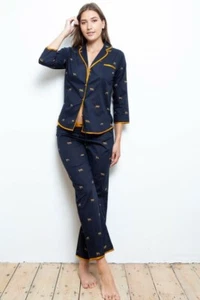 NEU Damen 100% Baumwolle "Leopard" von Cottonreal Schlafanzug/Loungewear - Bild 1 von 3