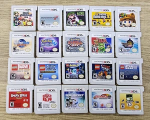 20 USED WORKING AUTHENTIC NINTENDO 3DS GAMES LOT - MARIO - LEGO (lot2) - Picture 1 of 7