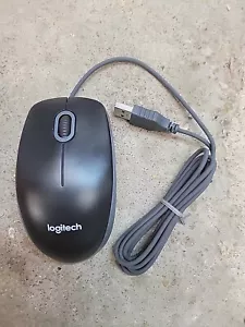 Logitech M-U0026 USB Optical Mouse Black Universal Wired 810-002182 - Picture 1 of 5