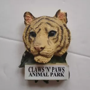 Claws N Paws Animal Park Vintage Fridge Magnet Souvenir Refrigerator - Picture 1 of 9