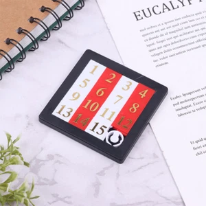 1-15 Number Slide Puzzle Brain Puzzle Games Exercise The Brain Educational To SZ - Foto 1 di 12