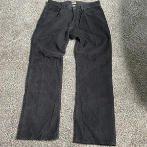 Pantaloni vintage Gap velluto a coste uomo 34 x 32 neri dritti relaxed fit larghi skater - Foto 1 di 9