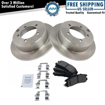 Rear Posi Ceramic Brake Pad &Rotor Set Kit for Chrysler Sebring Eclipse - Image 1 of 4