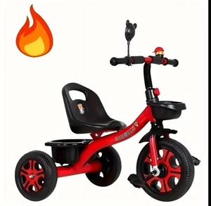 Dreirad Laufrad Laufhilfe Balance bike Kind Rot - Bild 1 von 3