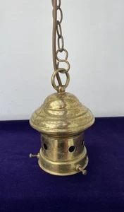 Vintage Messing Leuchte Galerie Leuchte - Bild 1 von 8