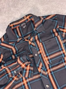 Outdoor Research Men’s Flannel Pilchuck Button Up Long Sleeve Blue Plaid Medium* - Picture 1 of 11