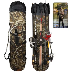 Fishing Rod Bag, Fish Pole Case Bag with Durable Folding Oxford Fabric, Porta... - Picture 1 of 7