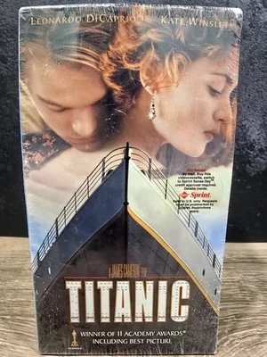 Titanic 1997 Movie VHS 2-Tape Box Set Sealed New In Box - Image 1 of 4