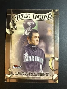 2025 Topps Finest Baseball Ichiro Finest Timelines #FT-13 Mariners - Bild 1 von 2