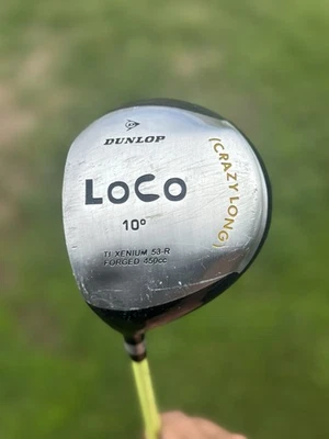 LH Dunlop Loco Crazy Long 10° TI XENIUM 58-R 450CC Harrison Striper MID-FIRM 46" - Image 1 of 4