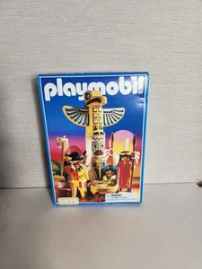 Vtg New Playmobil 3873 Native American Indian Dancer Totem Pole Drum 1996 Sealed - Bild 1 von 7