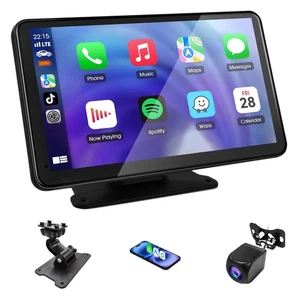 7" Portable Wireless CarPlay & Android Auto Car Stereo with Backup Camera, 7"... - Picture 1 of 7