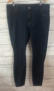 Maurices Plus Size 18W Long Darkwash High-Rise Stretch Skinny Jeans Womens 807 - Picture 1 of 4