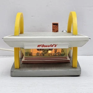 McDonalds Classic McMemories Keramik beleuchtete Skulptur 1996 limitiert Vintage LESEN - Bild 1 von 7