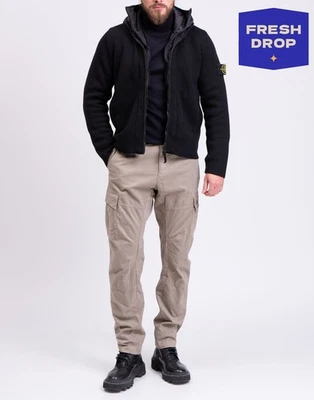 RRP €600 STONE ISLAND Wool Knitted Bomber Jacket Size M Padded Made in Italy - Image 1 of 4