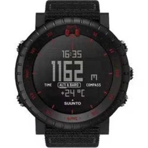 SUUNTO watch Core Black Red 3 ATM water resistant orientation SS023158000 no box - Picture 1 of 5