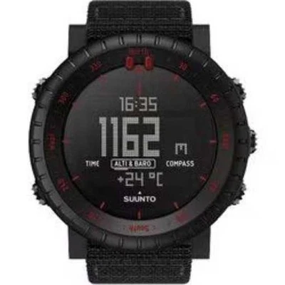 SUUNTO watch Core Black Red 3 ATM water resistant orientation SS023158000 no box - image 1 of 4