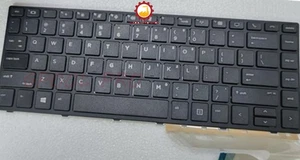 Keyboard No Backlit No pointer US For HP EliteBook 840 G5 846 G5 840 G6 - Afbeelding 1 van 2