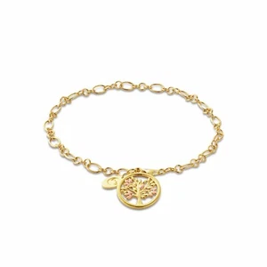 Clogau Welsh Gold Tree of Life 9ct Solid Gold Bracelet - GTOL0017 - Picture 1 of 3