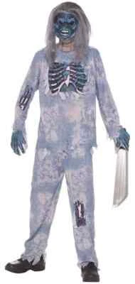 Fantasia infantil Halloween fantasia fantasia fantasia ghoul esqueleto zumbi cadáver criança - Imagem 1 de 2