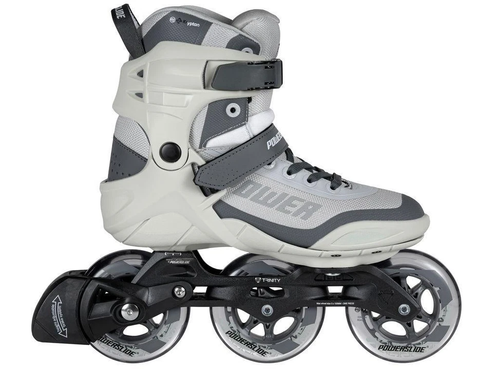 Powerslide inline-Skates Phuzion Krypton 100 softboot 83A Inliner grau Größe 45