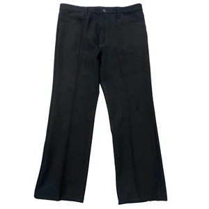 NOS New Vtg 70 80s Wrangler Men NAVY Blue Cowboy Western BELL BOTTOM Pants 38/30 - Picture 1 of 5