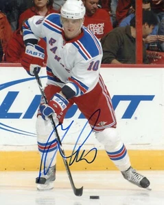 MARIAN GABORIK SIGNED 8X10 PHOTO PHOTOGRAPH NEW YORK RANGERS COA - Picture 1 of 1