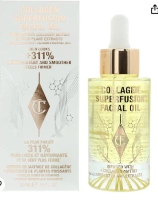 CHARLOTTE TILBURY COLLAGEN SUPERFUSION 面部油 1 盎司全新! — 第 1/3 张图片