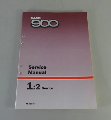 Manual De Taller / Manual De Servicio Saab 900 Servicio Del Año De Modelo 1985 - Imagen 1 de 4