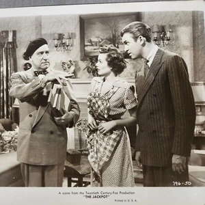 James Stewart Barbara Hale Alan Mowbray The Jackpot 1950 Original Still Photo - Picture 1 of 5