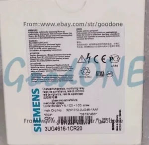 1PC NEW Siemens Monitoring Relay 3UG4616-1CR20 3UG46161CR20 - Picture 1 of 1