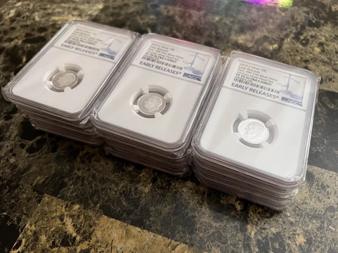 2019 S Silver DIME 10 Cents - Coin Silver Proof Set PF70 NGC Cover