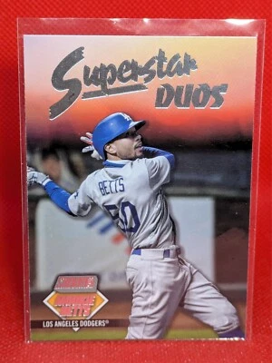 2021 Stadium Club Superstar Duos #2 Cody Bellinger Mookie Betts Dodgers - Image 1 of 2
