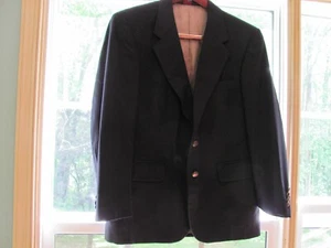 MACYS MENS STORE CLUB ROOM 100% PURE WOOL BLUE SPORT COAT 40 SHORT - Picture 1 of 11
