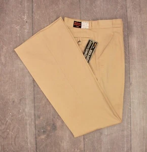Herren Vintage 1970er neu aus altem Lagerbestand khaki Schlaghose 28 x 33 70er Lee Disco Uptown Express - Bild 1 von 9