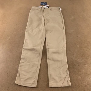 Approved School Uniform Girls Size 12 Khaki Stretch Skinny Chino Pants NWT - Picture 1 of 6