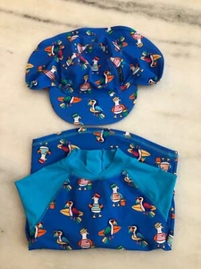 jojo maman bebe | Long Sleeve Swim Top & Hat | Aged 1-2 years - Picture 1 of 6