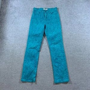 LEVI'S 512 Jeans Womens (28 Inch Waist) (30 Inch Leg) High Rise Blue Straight - Picture 1 of 11
