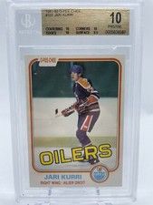 1981 - 82 OPC O-Pee-Chee #107 Jari Kurri Rc Rookie Beckett 10 Pristine Edmonton 